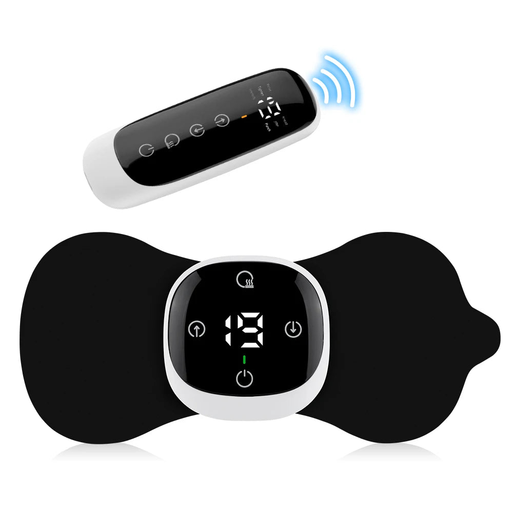 Smart EMS Pulse Neck Shoulder Electric Massager Sticker Mini Patch Intelligent Remote Control Cervical Relief Health Care